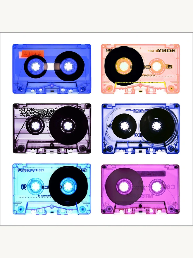 Tape Collection Pop Art Print