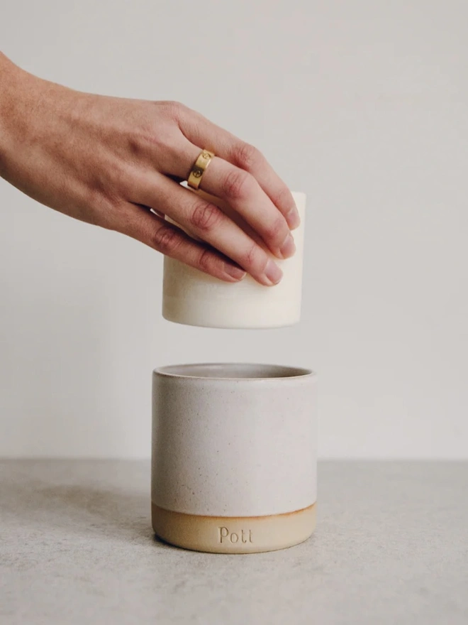 Just A Candle Pott