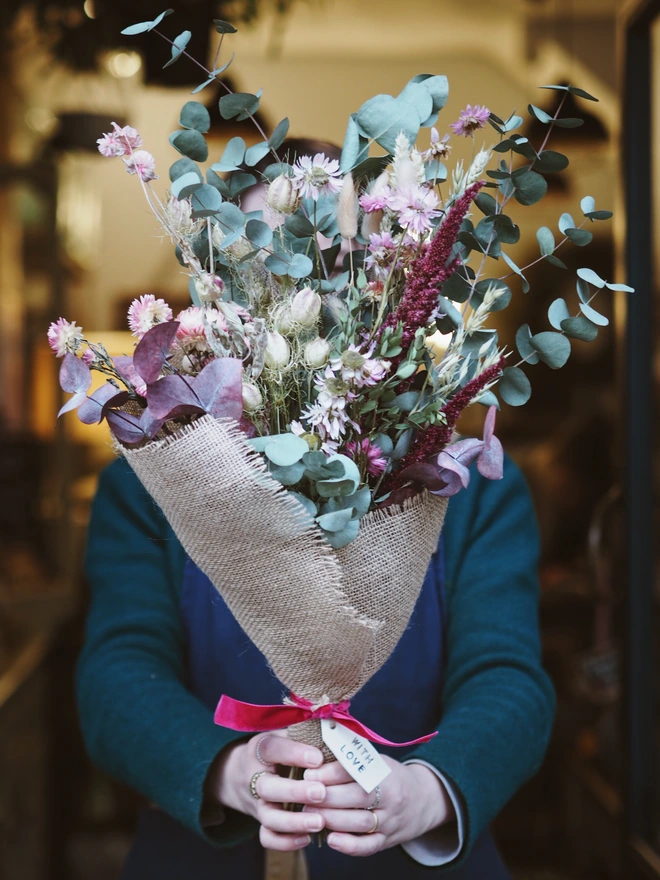 Everlasting Hand Tied Bouquet