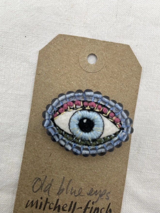 eye brooch