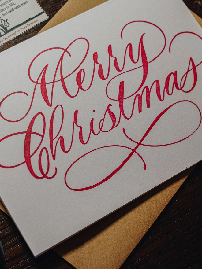 Merry Christmas Greeting Card