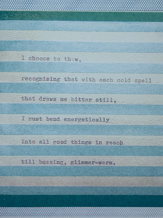 Thaw Risograph Print