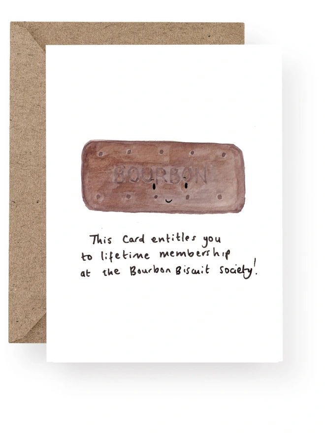 Bourbon Biscuit Society Greeting Card 