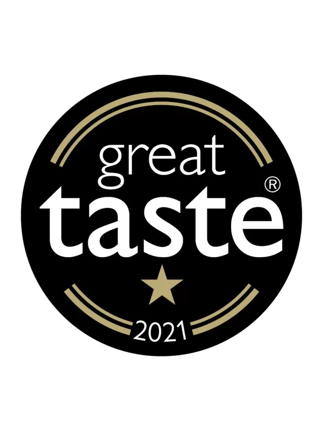 Great Taste 2021 one star award logo