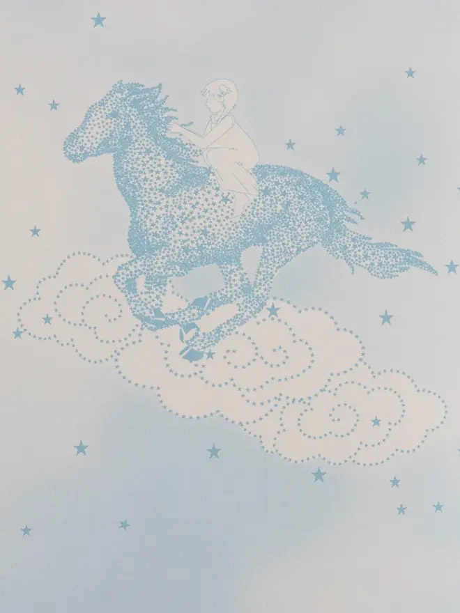 Galloping Stardust Horses Wallpaper