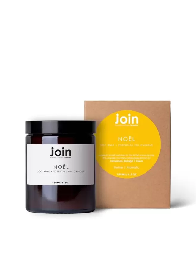 Noël - Join Luxury Scented Soy Wax & Essential Oil Candle