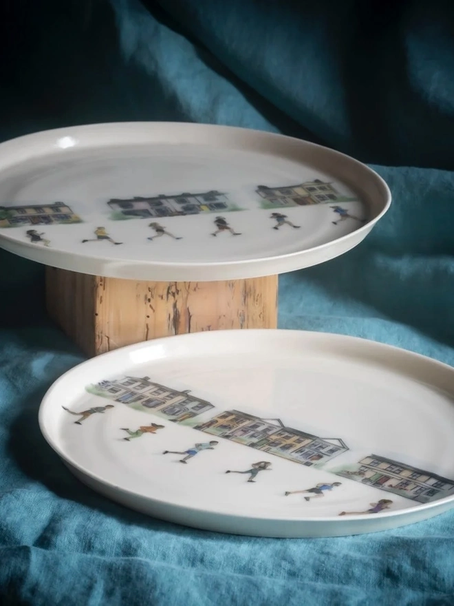 Personalised Runners Dinner Plate