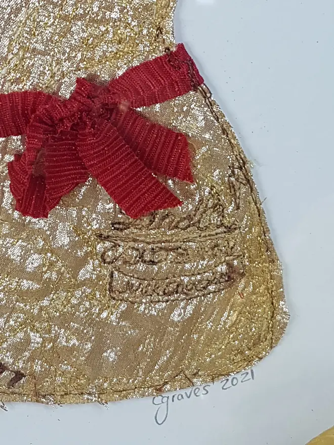 Lindor Lindt Chocolate Bunny Embroidery Wall Art