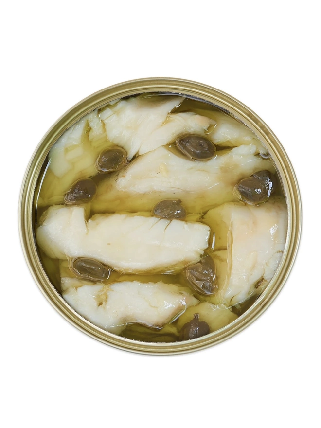 Tin of Cornish Hake With Rosemary And Capers