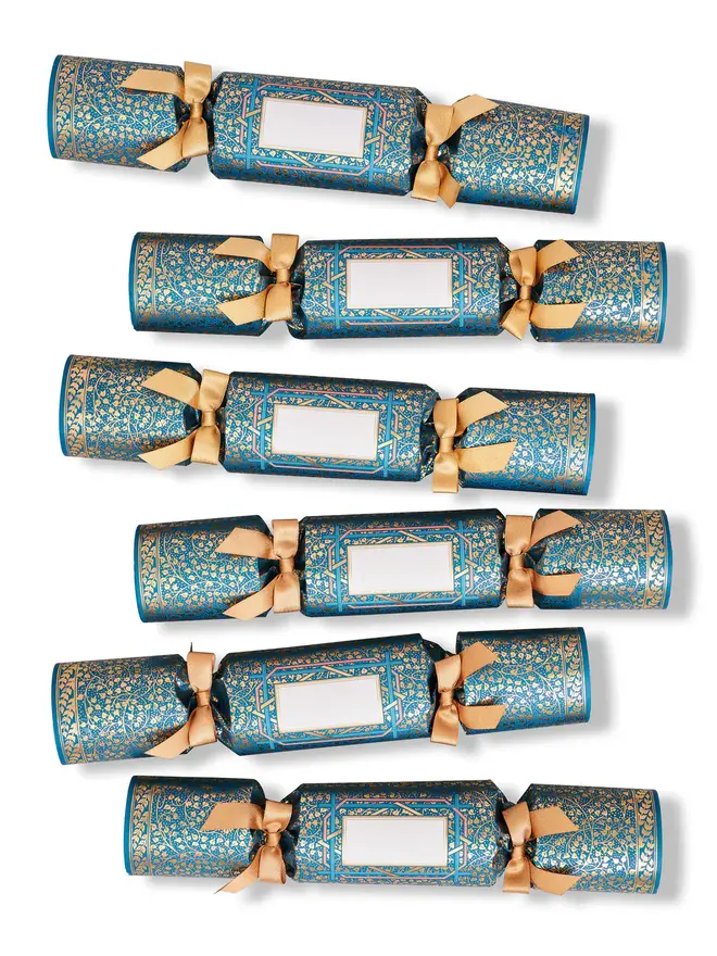 Golden Ivy Luxury Christmas Crackers (Set Of 6)