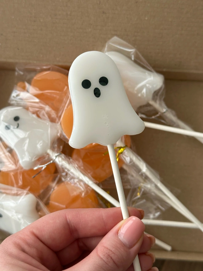 Ghost Lollipops