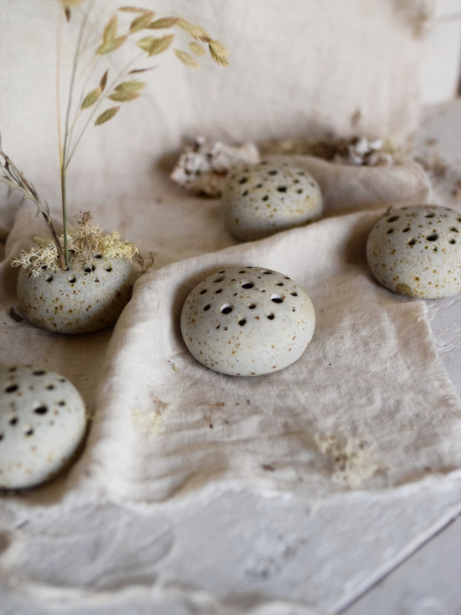 mini stoneware ikebana