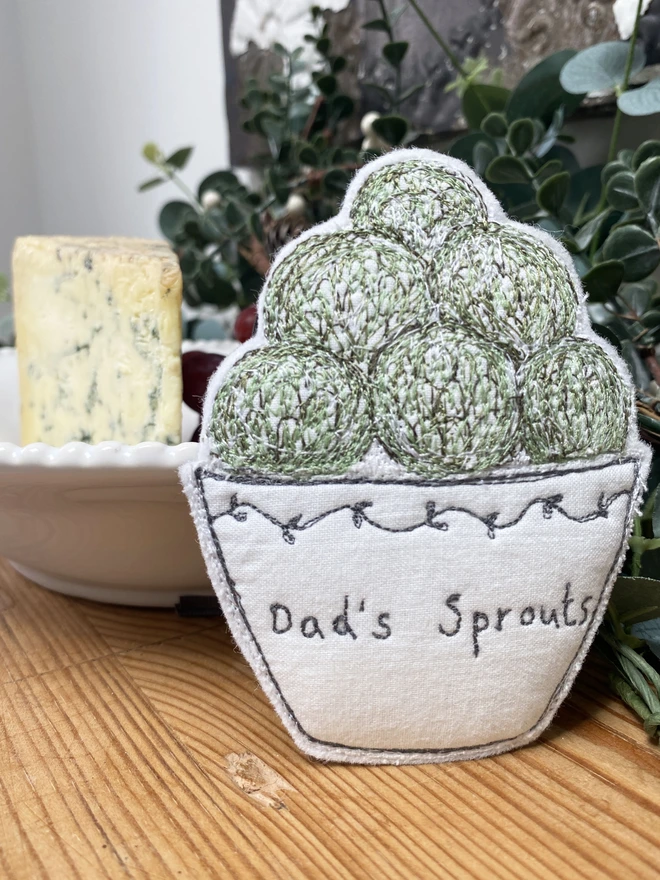 Christmas Personalised Sprout Decoration