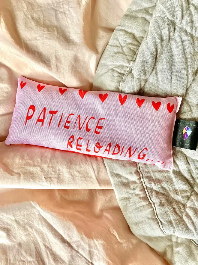 Patience Reloading lavender eye pillow