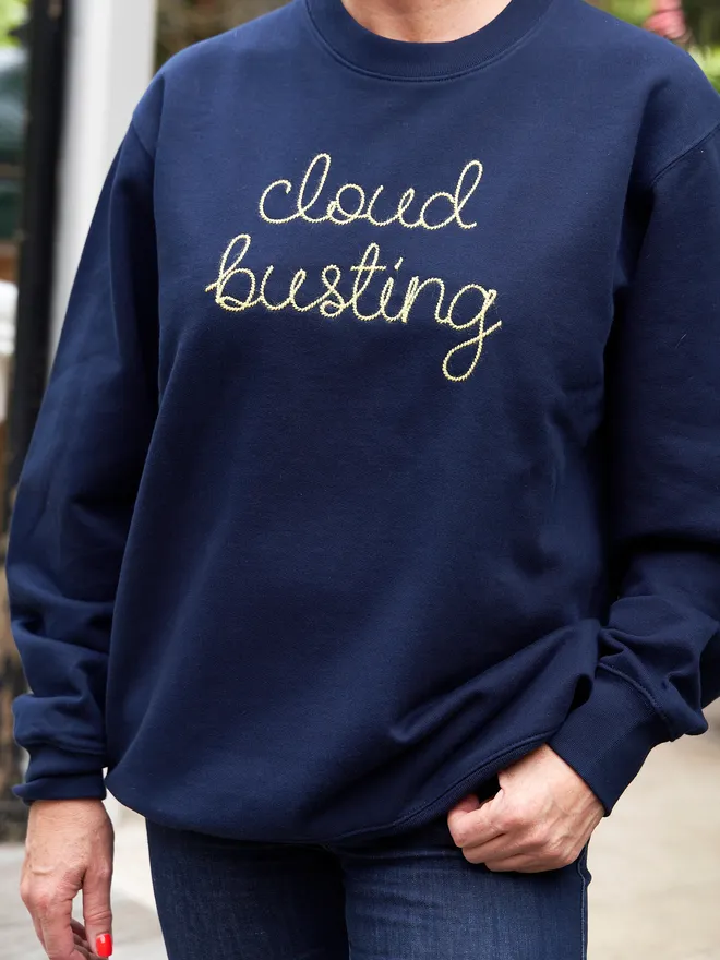 Song Lyric Custom Embroidered Sweatshirts
