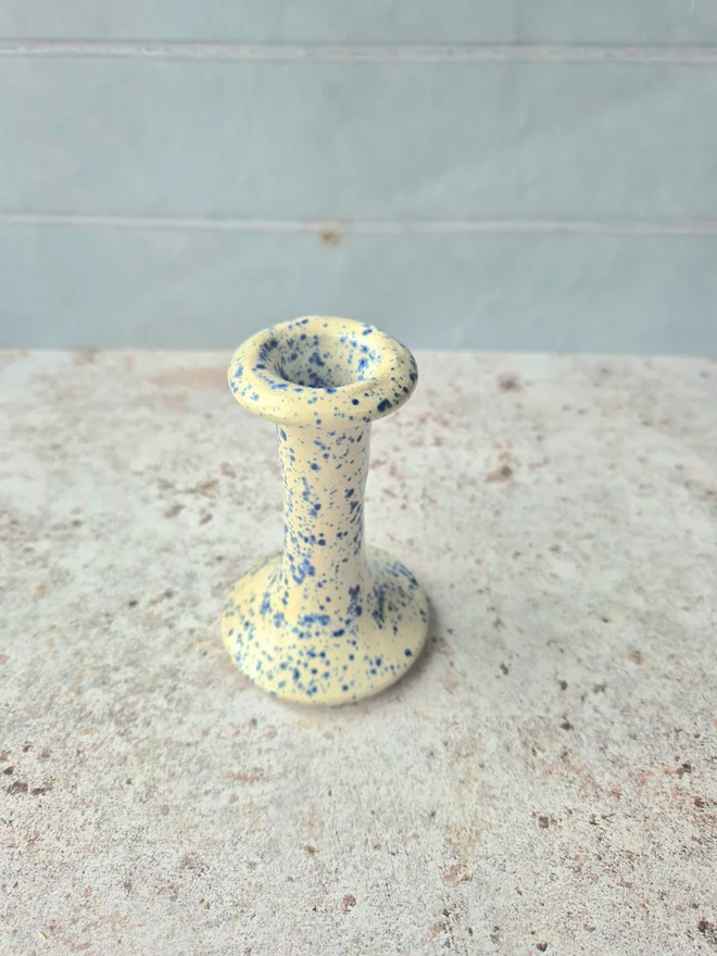 ceramic candlestick holder, pottery candlestick holder, Jenny Hopps Pottery, Candle gift, 