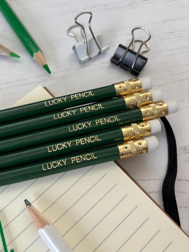 Lucky St. Patrick’s Day Pencil Gift (Pack Of 1, 5, 10)