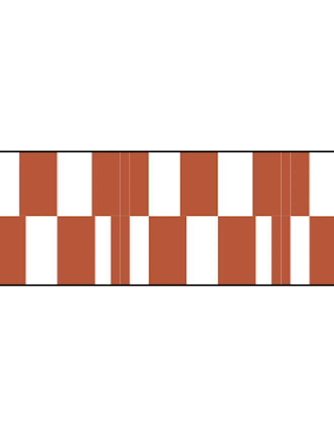 Cinnamon Missmatch Tile Paper Tape