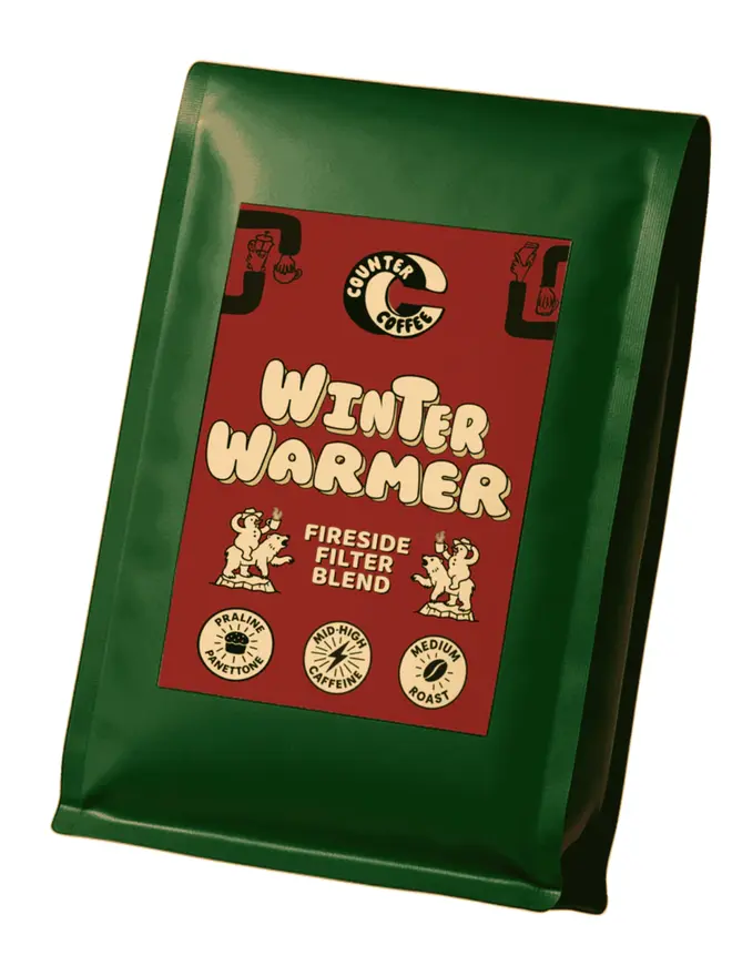 Winter coffee in a bag 