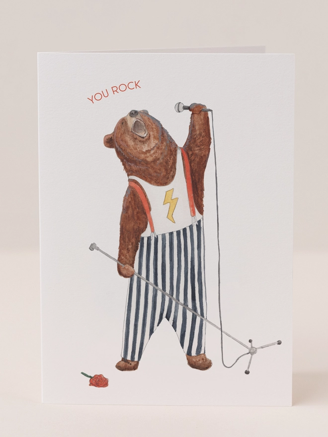 You rock card