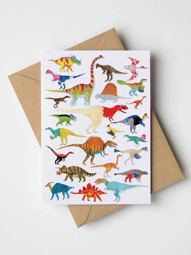 Dinosaurs Greeting Card