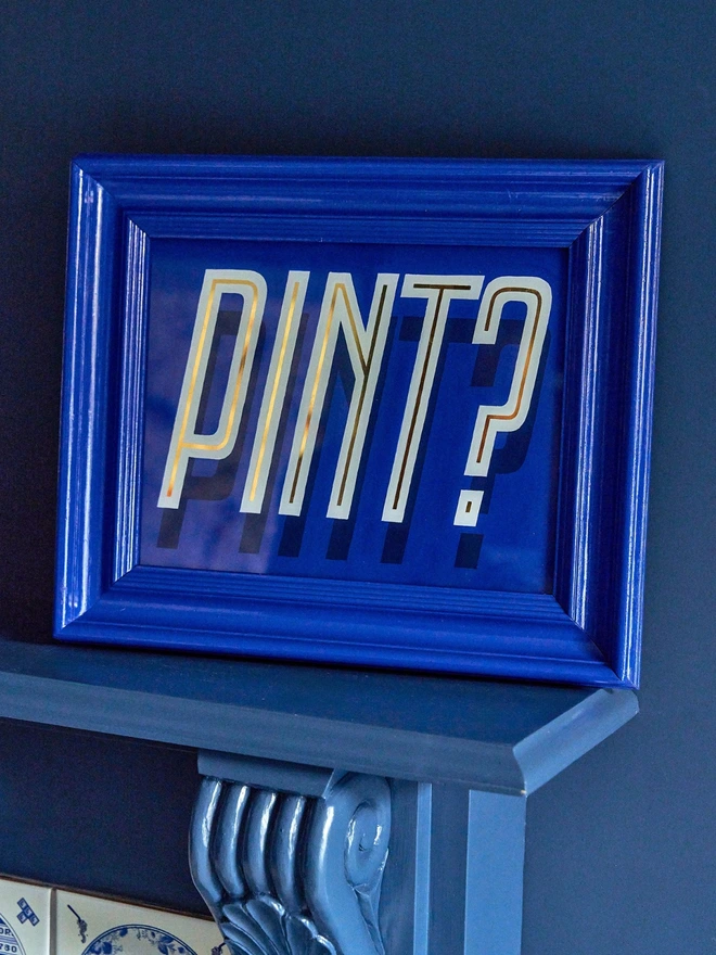 Pint sign painted sign
