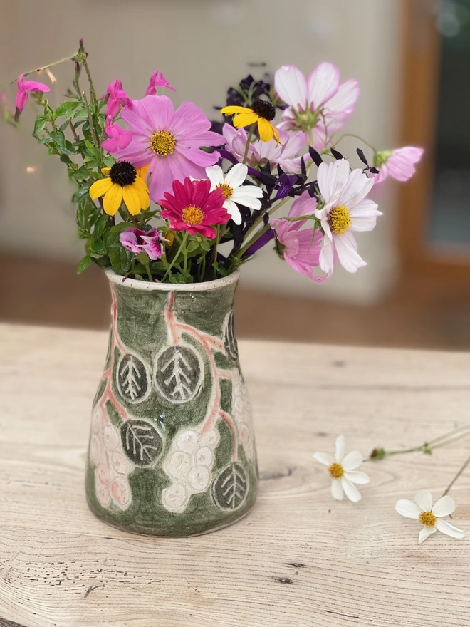 decorated vase