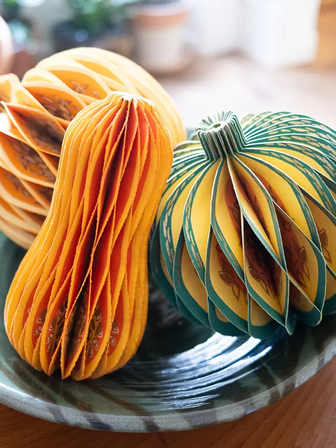 Squash Honeycomb Ornament (Set Of 6)