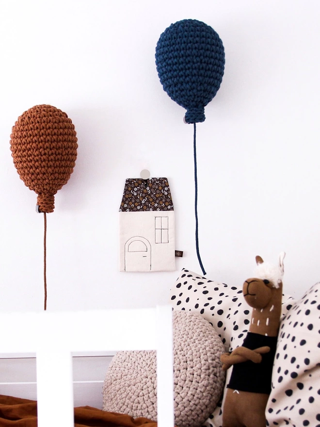 cotton crochet balloon blue Zuri House