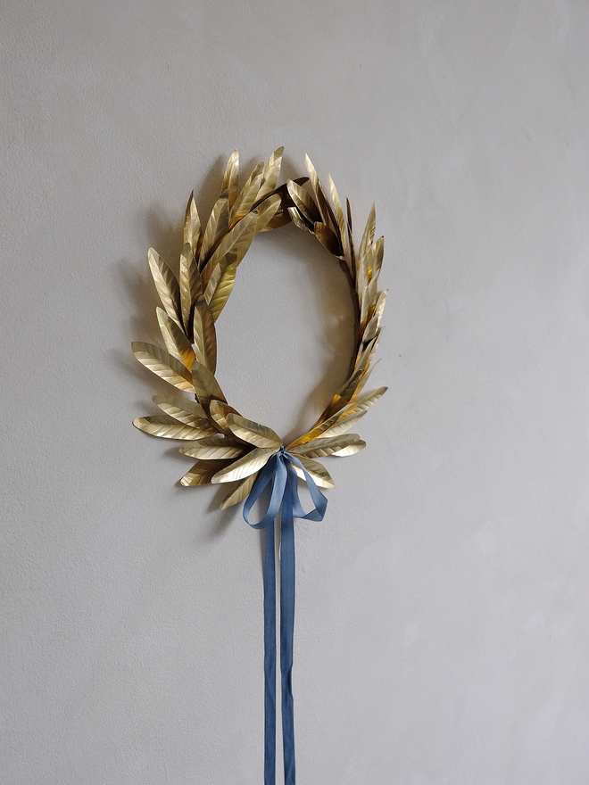 Regular Brass Laurel Wreath