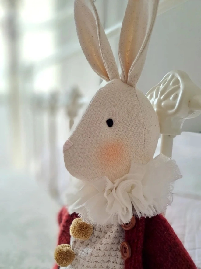 Gerald Bunny Handmade Stuffed Rabbit