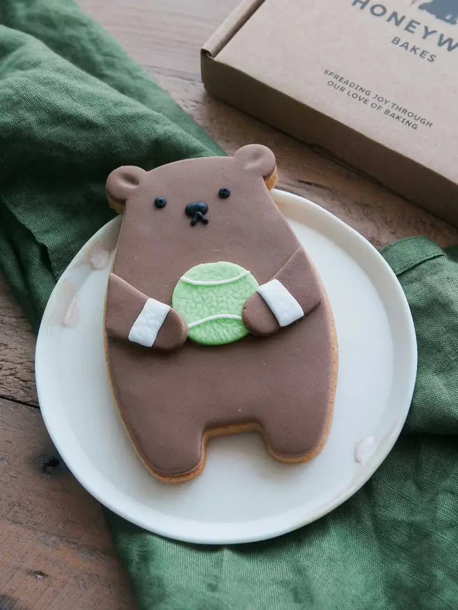 Tennis Biscuit Bear