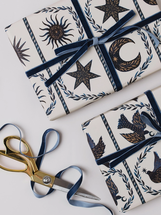 Moon Star Gift Wrap