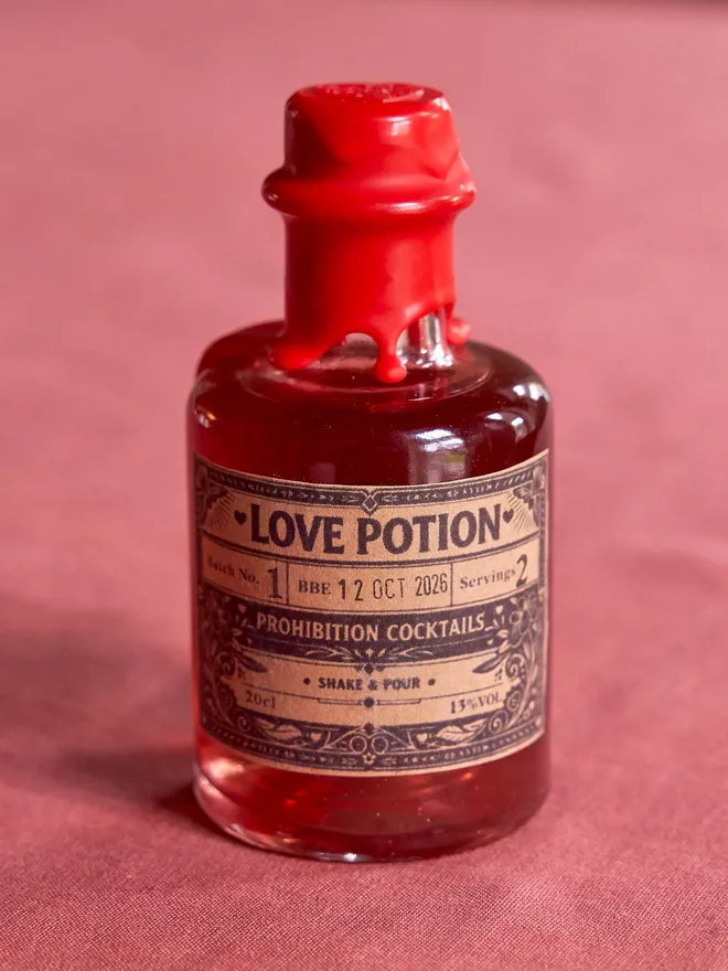 Love potion Valentine's cocktail