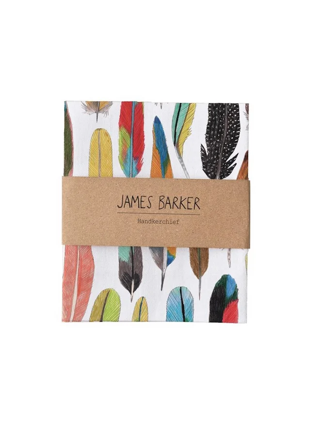 Feather Handkerchief Pocket Square 