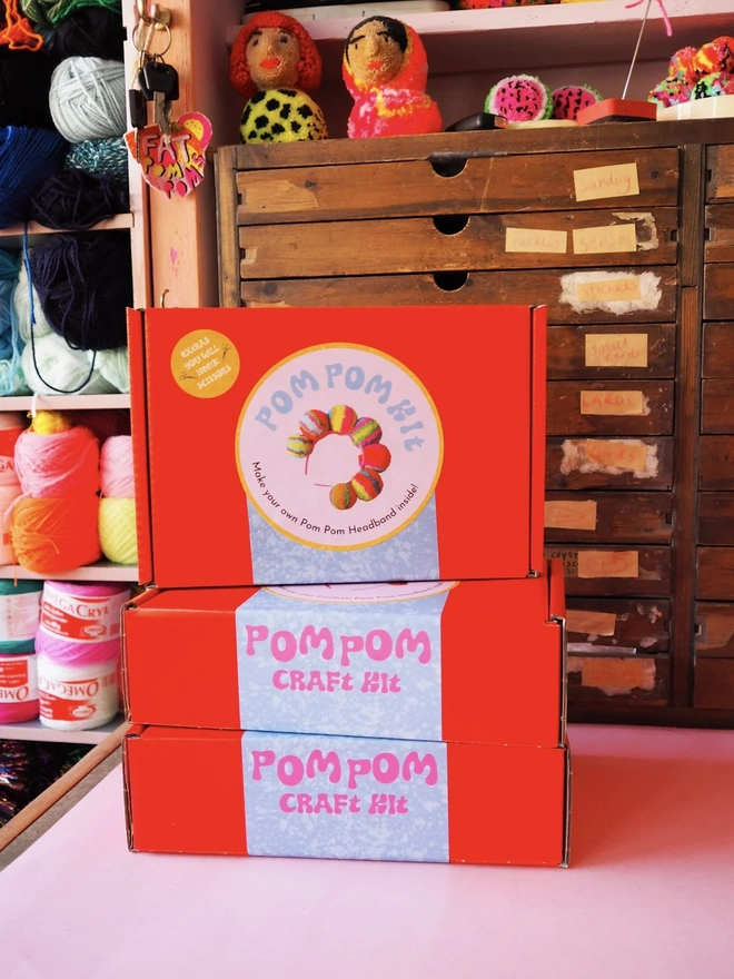 DIY Pom Pom Headband Kit