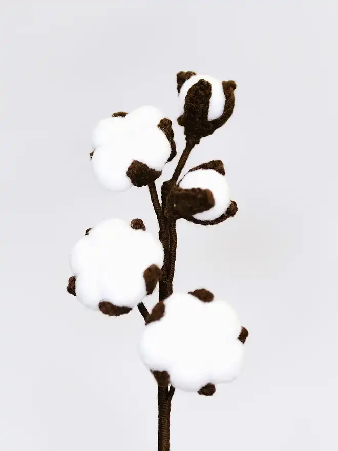 Christmas crochet cotton flower