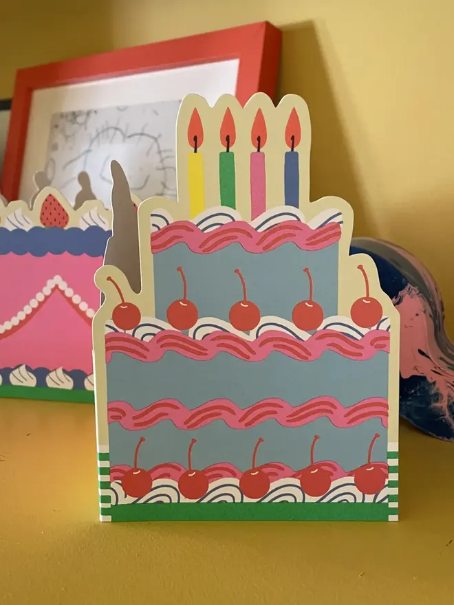 Cake And Jelly Concertina Card