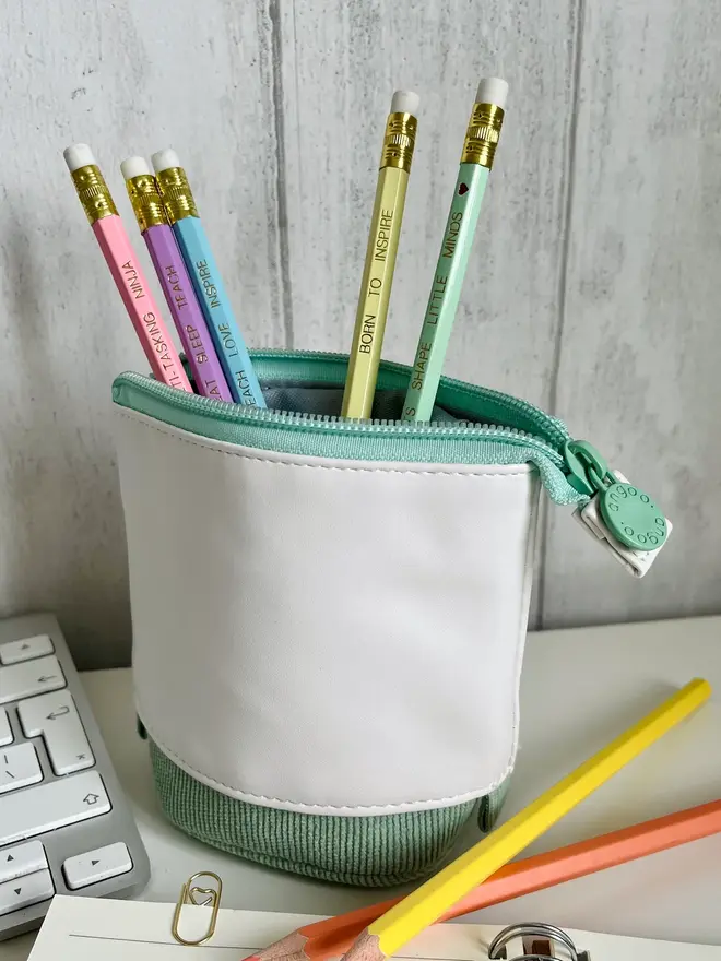 Motivational Teacher Pencil Gift (Set Of 5)
