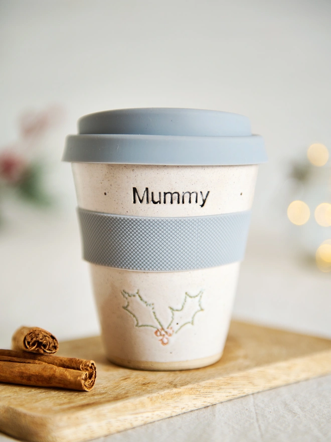 mummy christmas travel mug