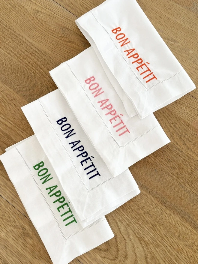 Bon Appetit Napkins (Set Of 4)