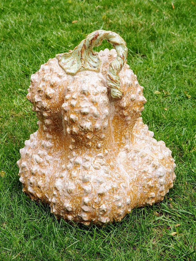 Pumpkin Sculpture garden ceramics