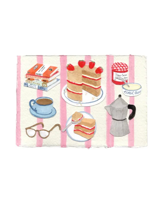 High Tea Greetings Card