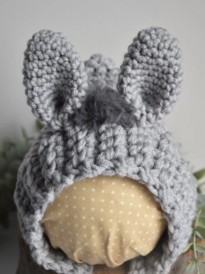 Crochet donkey hat for baby