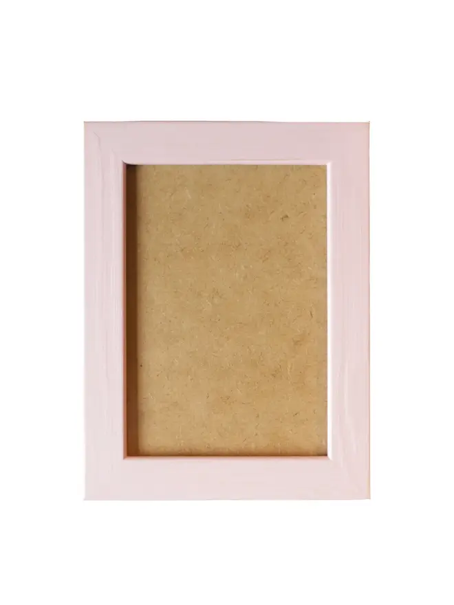 peony empty flat wood picture frame