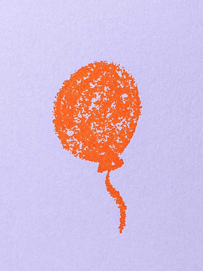 Balloon - Hand Foiled Card