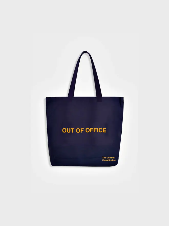 Out Of Office Tote Bag, against a white background. 