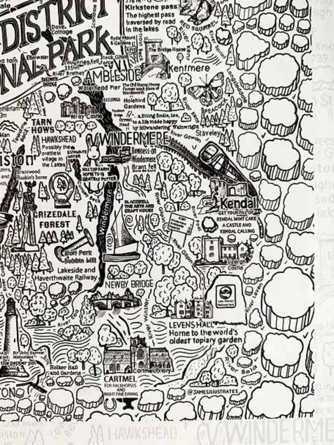 The Lake District Jigsaw Puzzle - 1000 Pieces Bottom Right