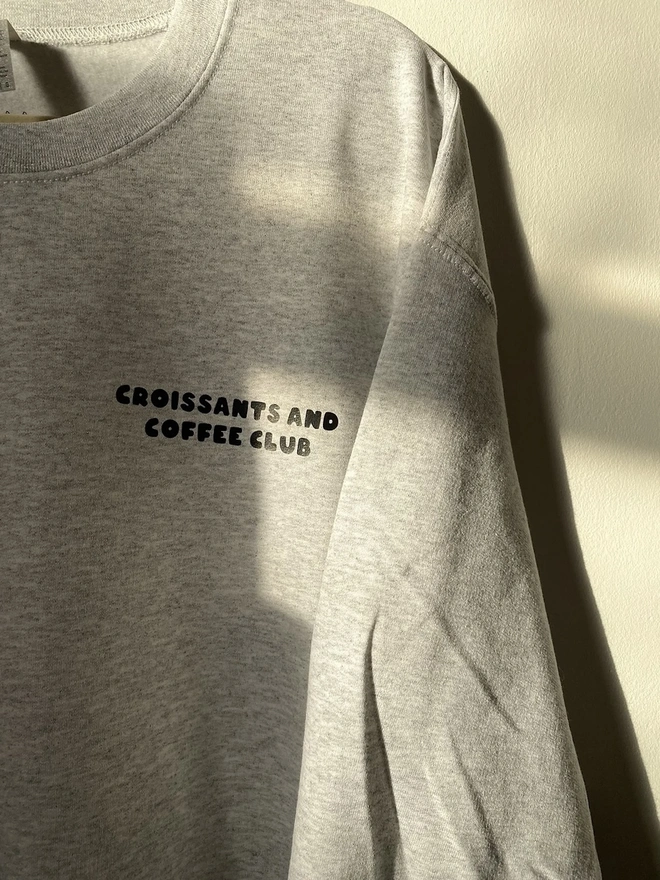 'Coffee and Croissant Club' Sweatshirt