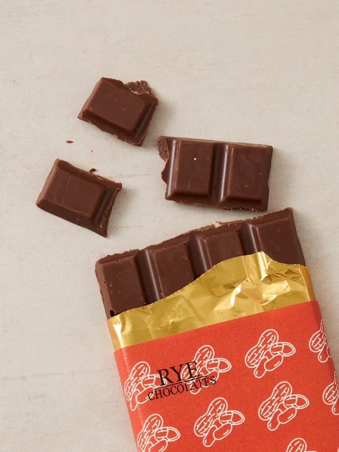 Peanut Butter Milk Chocolate Bar - 43.5% Venezuelan